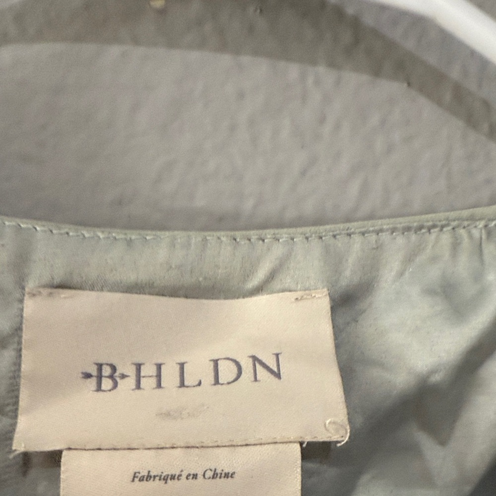 BHLDN Sage Green Maxi Wrap Dress - Picture 7 of 16